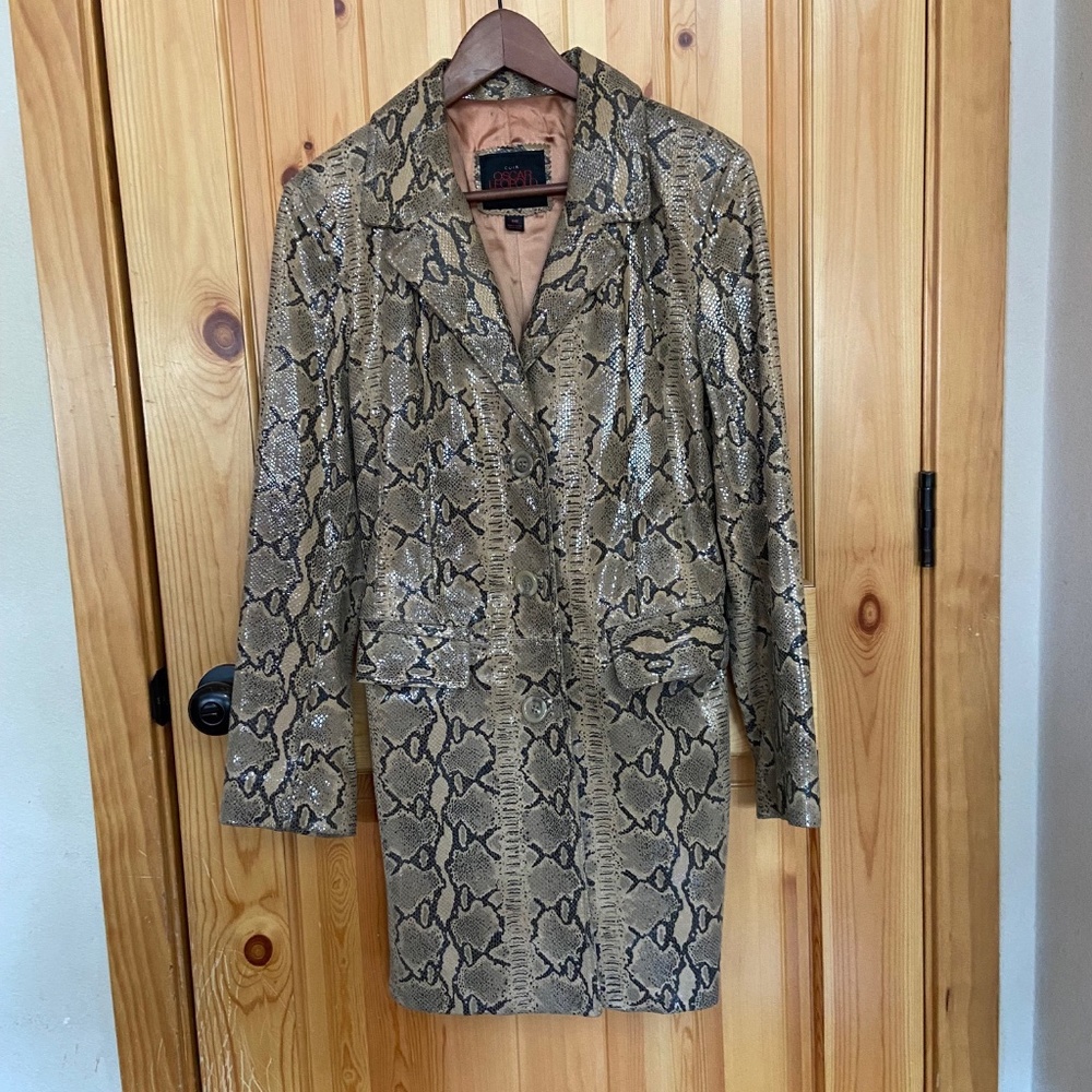 Showstopper Oscar Leopold Python Coat